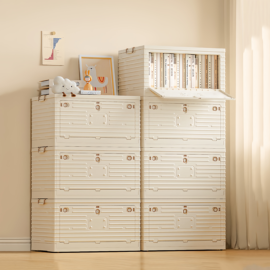 L214 Storage cabinet with wooden cover-S/M/L